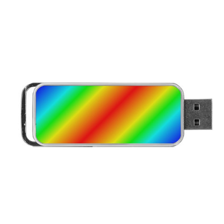 Background Diagonal Refraction Portable USB Flash (Two Sides)