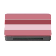 Striped Shapes Wide Stripes Horizontal Geometric Memory Card Reader With Cf