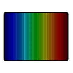 Spectrum Colours Colors Rainbow Double Sided Fleece Blanket (small)  by Nexatart