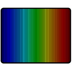 Spectrum Colours Colors Rainbow Double Sided Fleece Blanket (medium)  by Nexatart