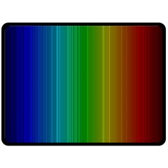 Spectrum Colours Colors Rainbow Double Sided Fleece Blanket (large)  by Nexatart