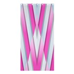 Geometric 3d Design Pattern Pink Shower Curtain 36  x 72  (Stall)  Curtain(36 X72 ) - 33.26 x66.24  Curtain(36 X72 )