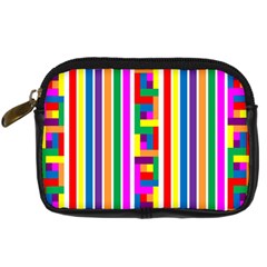 Rainbow Geometric Design Spectrum Digital Camera Cases