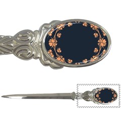 Floral Vintage Royal Frame Pattern Letter Openers by Nexatart