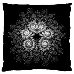 Fractal Filigree Lace Vintage Standard Flano Cushion Case (two Sides)