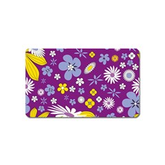 Floral Flowers Magnet (name Card)