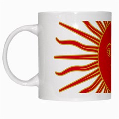 Peru Sun Of May, 1822-1825 White Mugs by abbeyz71