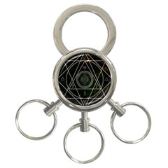 Cult Of Occult Death Detal Hardcore Heavy 3-ring Key Chains by Sapixe