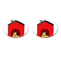 Dog Toy Clip Art Clipart Panda Cufflinks (oval)