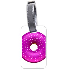 Donut Transparent Clip Art Luggage Tags (one Side)  by Sapixe