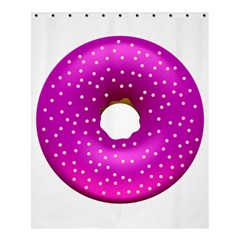 Donut Transparent Clip Art Shower Curtain 60  X 72  (medium)  by Sapixe