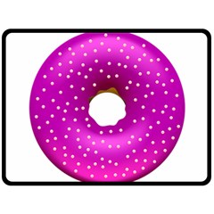 Donut Transparent Clip Art Double Sided Fleece Blanket (large) 