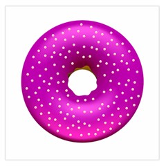 Donut Transparent Clip Art Large Satin Scarf (square) by Sapixe