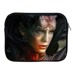 Digital Fantasy Girl Art Apple Ipad 2/3/4 Zipper Cases by Sapixe