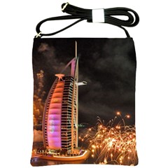 Dubai Burj Al Arab Hotels New Years Eve Celebration Fireworks Shoulder Sling Bags