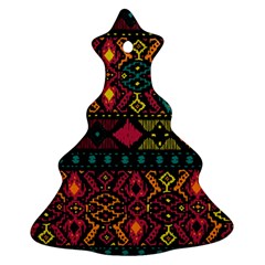 Ethnic Pattern Ornament (christmas Tree) 