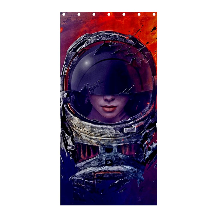 Eve Of Destruction Cgi 3d Sci Fi Space Shower Curtain 36  x 72  (Stall) 