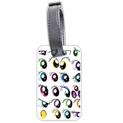 Eyes  Pattern Luggage Tags (one Side) 