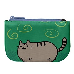 Fat Cat Large Coin Purse by Sapixe