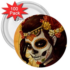 Fantasy Girl Art 3  Buttons (100 Pack) 