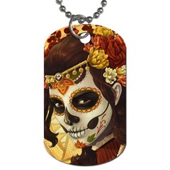 Fantasy Girl Art Dog Tag (one Side) by Sapixe