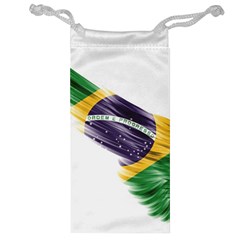 Flag Of Brazil Jewelry Bag by Sapixe