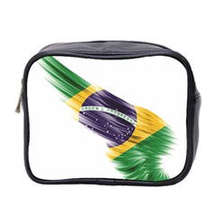 Flag Of Brazil Mini Toiletries Bag 2-side by Sapixe