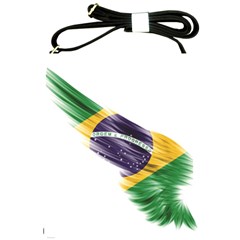 Flag Of Brazil Shoulder Sling Bags by Sapixe