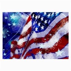 Flag Usa United States Of America Images Independence Day Large Glasses Cloth (2-side) by Sapixe