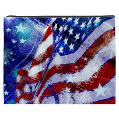 Flag Usa United States Of America Images Independence Day Cosmetic Bag (xxxl)  by Sapixe