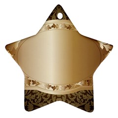 Floral Metal Pattern Ornament (star)