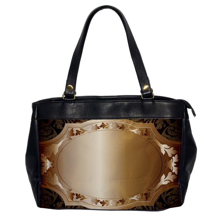 Floral metal pattern Office Handbags