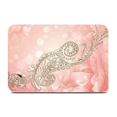 Wonderful Soft Flowers With Floral Elements Plate Mats by FantasyWorld7