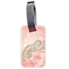 Wonderful Soft Flowers With Floral Elements Luggage Tags (two Sides) by FantasyWorld7