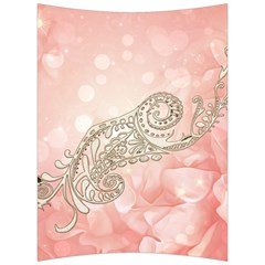 Wonderful Soft Flowers With Floral Elements Back Support Cushion by FantasyWorld7