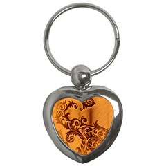 Floral Vintage Key Chains (heart)  by Sapixe