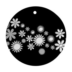 Flower Power Flowers Ornament Ornament (round) by Sapixe