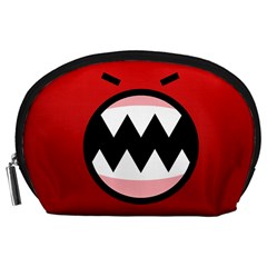 Funny Angry Accessory Pouches (large) 