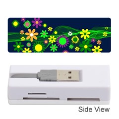 Flower Power Flowers Ornament Memory Card Reader (stick)  by Sapixe