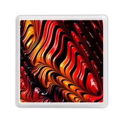 Fractal Mathematics Abstract Memory Card Reader (square)  by Sapixe