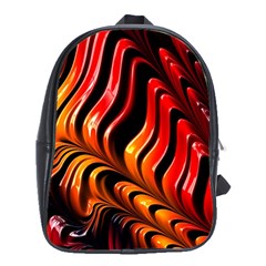 Fractal Mathematics Abstract School Bag (xl)