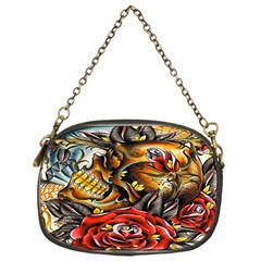 Flower Art Traditional Chain Purses (one Side)  by Sapixe