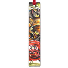 Flower Art Traditional Large Book Marks by Sapixe