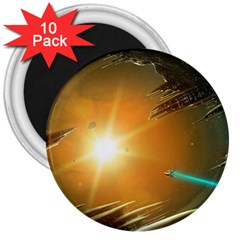 Future City 3  Magnets (10 Pack) 