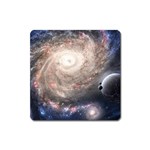 Galaxy Star Planet Square Magnet Front
