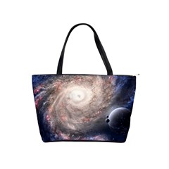 Galaxy Star Planet Shoulder Handbags by Sapixe