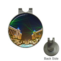 Galaxy Hotel Macau Cotai Laser Beams At Night Hat Clips With Golf Markers