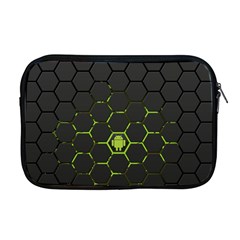 Green Android Honeycomb Gree Apple Macbook Pro 17  Zipper Case