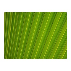 Green Leaf Pattern Plant Double Sided Flano Blanket (mini) 