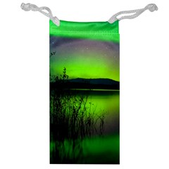 Green Northern Lights Canada Jewelry Bag